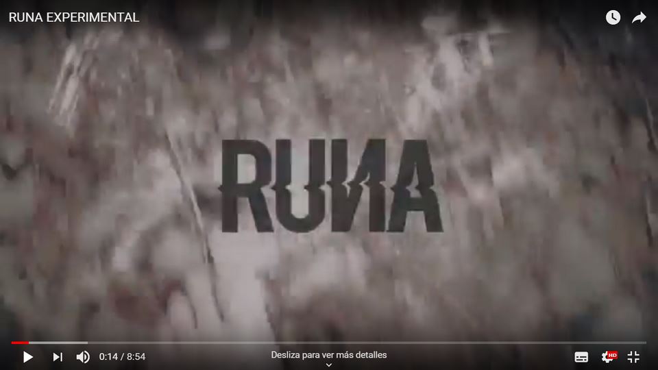 Poster cortometraje Runa