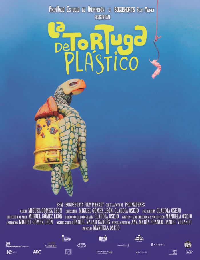 Poster La tortuga de plástico