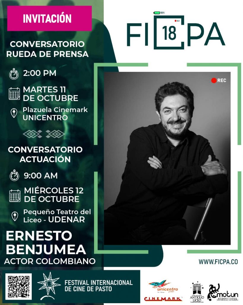 Conversatorios con Ernesto Benjumea en Pasto