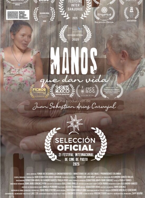 poster Manos Que Dan Vida